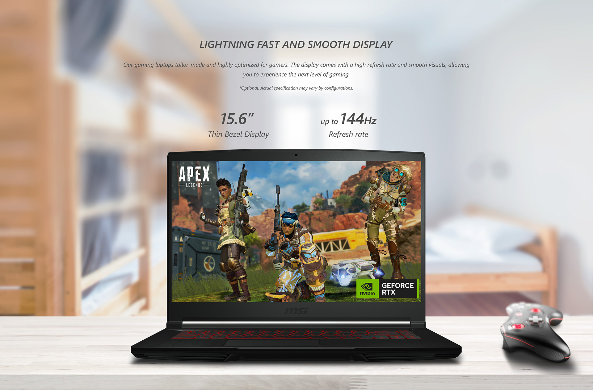 MSI GF Series Thin GF63 Gaming Laptop